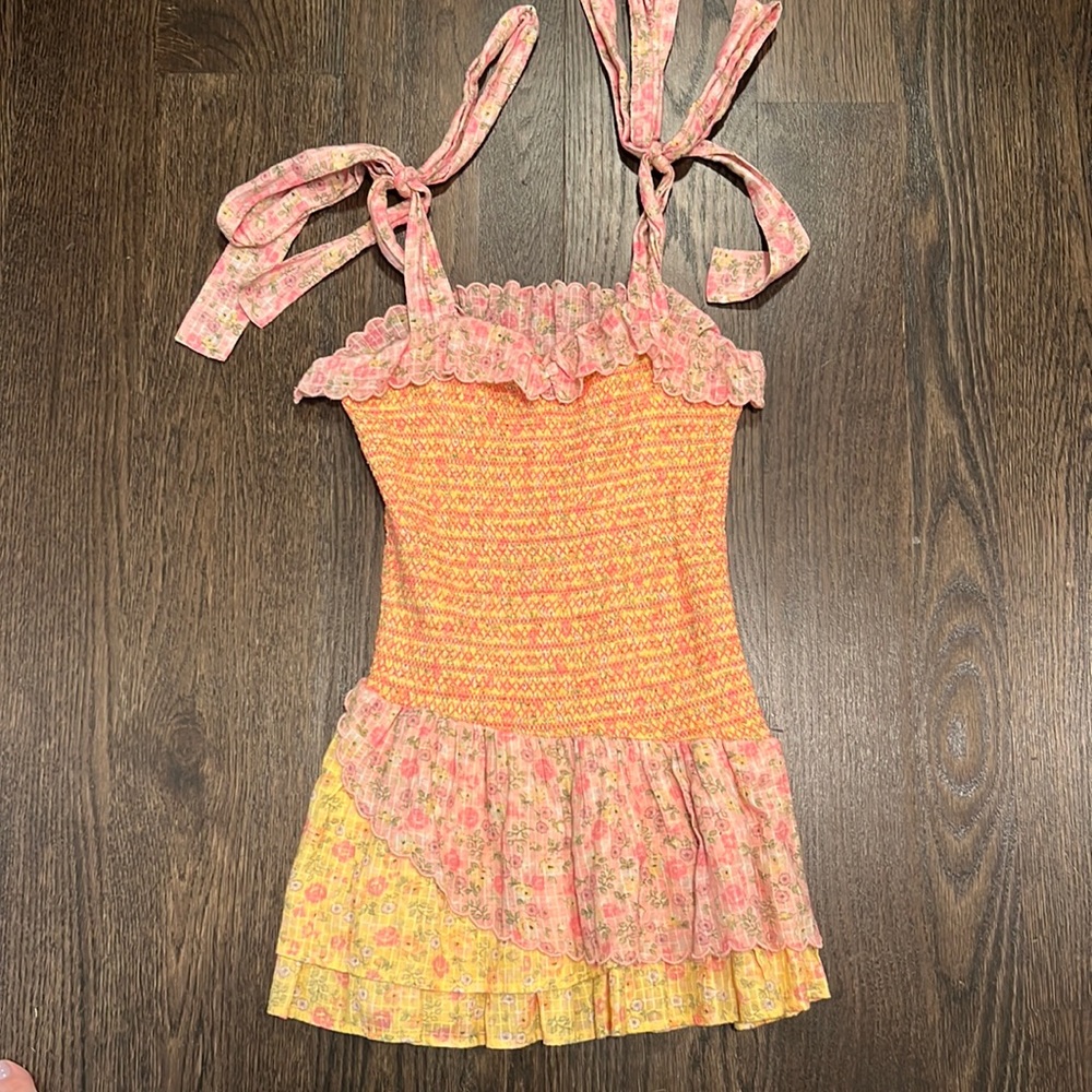 LOVESHACKFANCY MINI DRESS
